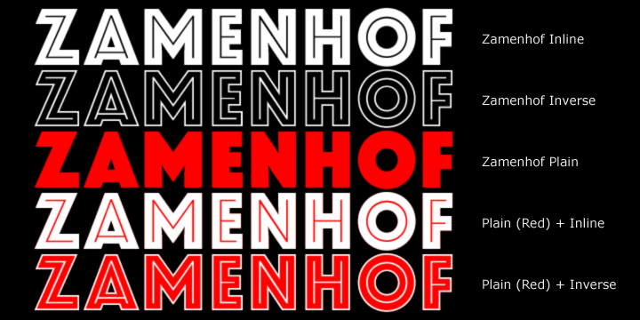 Zamenhof College Font