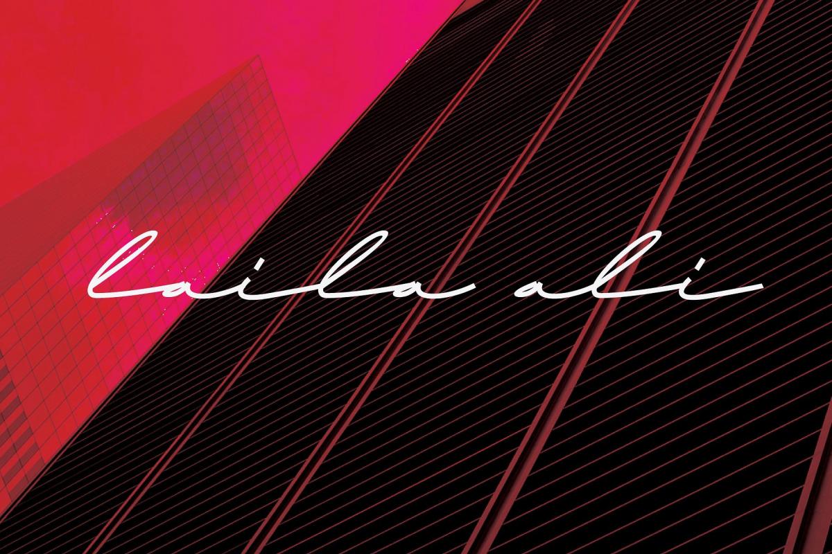 laila ali Script Font