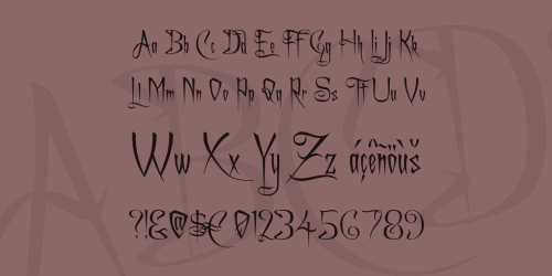 A Charming Font Superexpanded