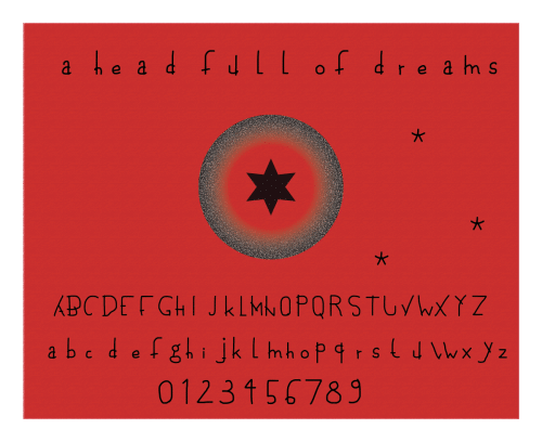 A Head Full Of Dreams Font