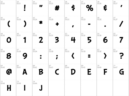 ABFlockText Font Family