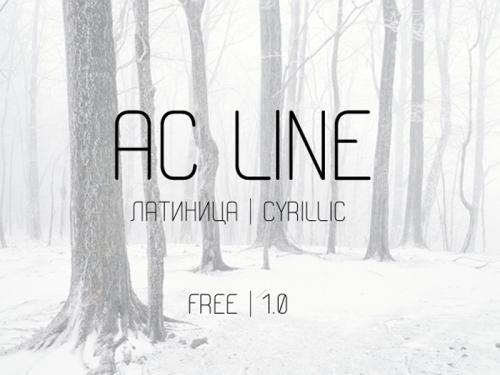 AC Line Font