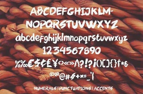 ARTSY BRUSH Font