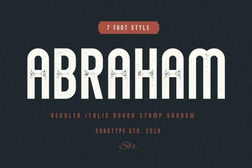 Abraham Typeface Font