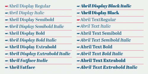 Abril Font