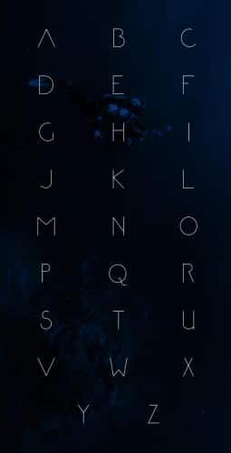 Abyssopelagic Font