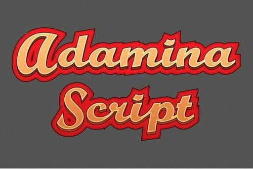 Adamina Script Font