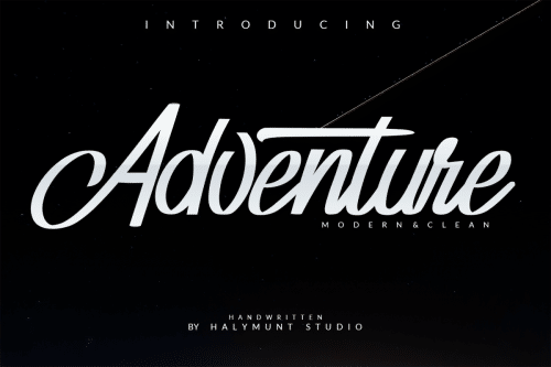 Adventure Script Font