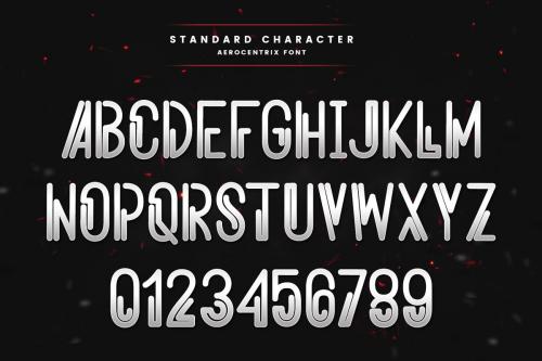 Aerocentrix Techno Font