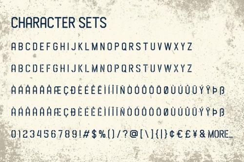 Airborne Display Font