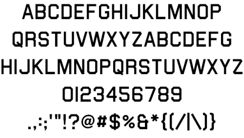 Airborne Font