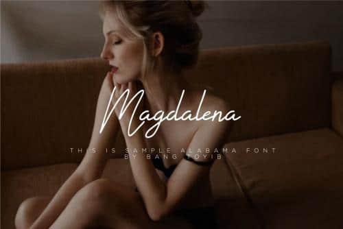 Alabama Signature Font