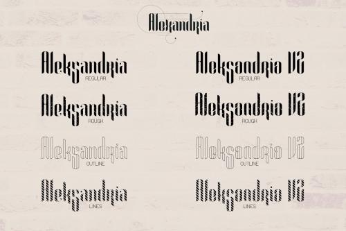 Alexandria Font Family