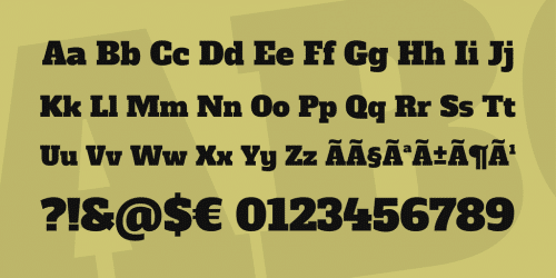 Alfa Slab One Font