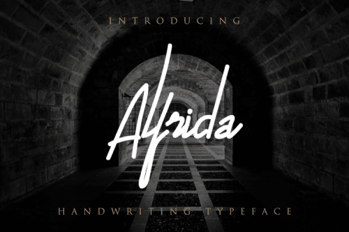 Alfrida Handwritten Font