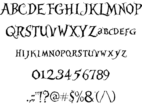 Alice in Wonderland Font