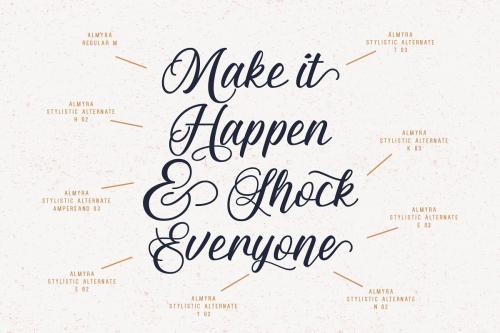 Almyra Script Font