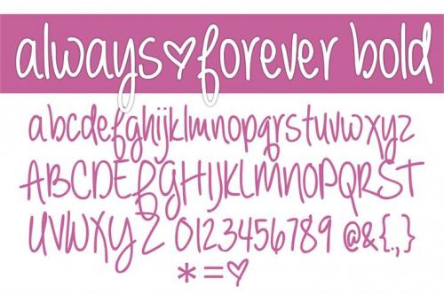 Always Forever Font