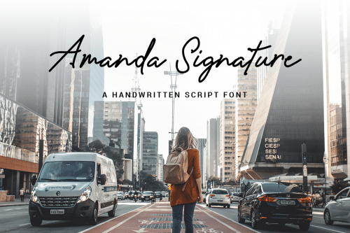Amanda Signature Font