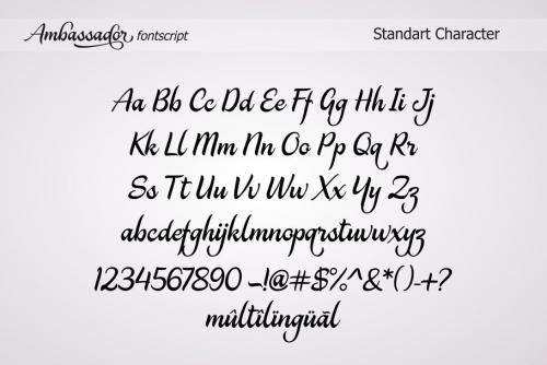 Ambassador Script Font