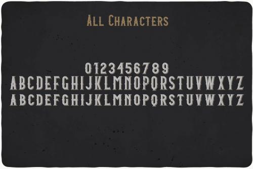 Amber Whiskey Typeface