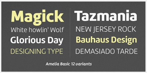 Amelia Basic Font