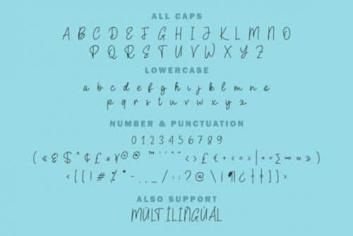 Amelia Handwritten Font