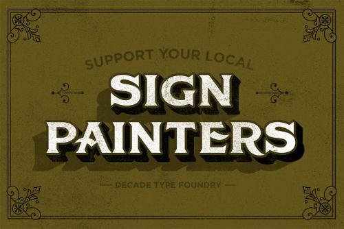 American Brewery Rough font