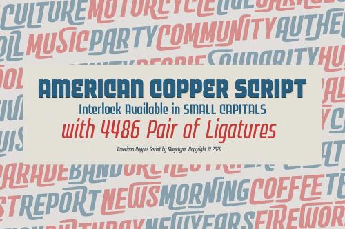 American Copper Font Family