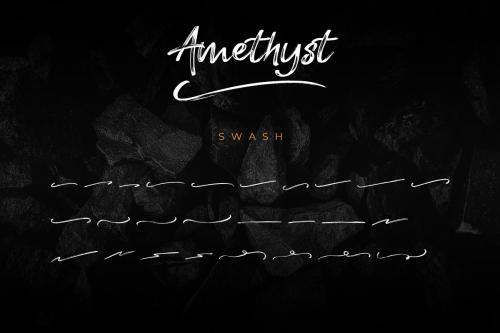 Amethyst HandBrush Font