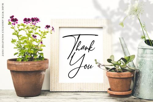 Amostely Signature Font