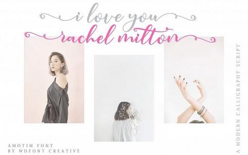 Amotim Calligraphy Font