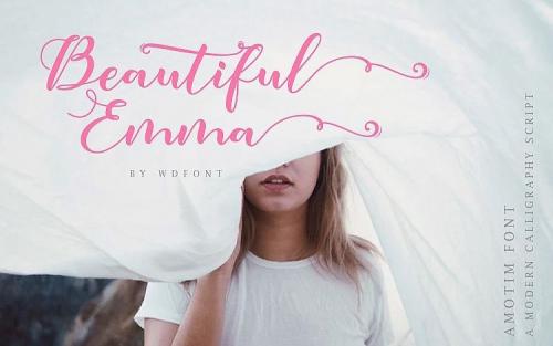 Amotim Calligraphy Font
