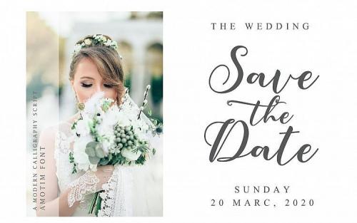 Amotim Calligraphy Font