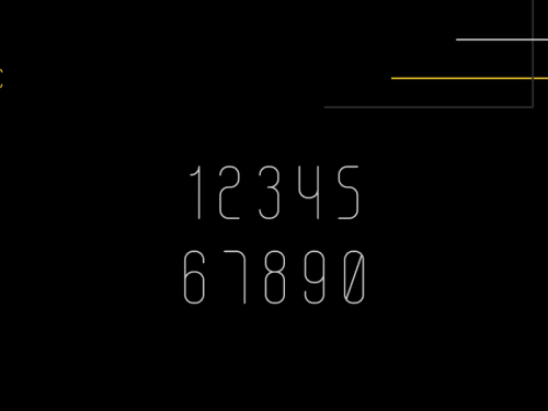 AmperSleek Typeface