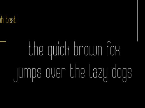 AmperSleek Typeface
