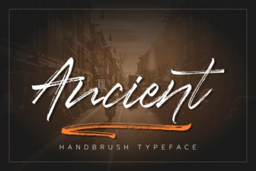 Ancient Brush Font
