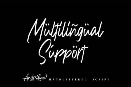 Andrellina Signature Font