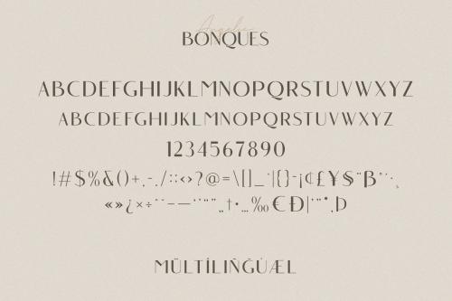 Angelic Bonques Font Duo