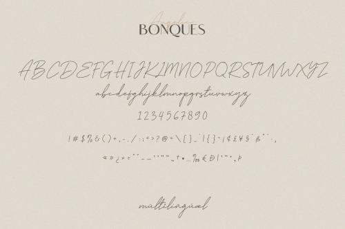 Angelic Bonques Font Duo