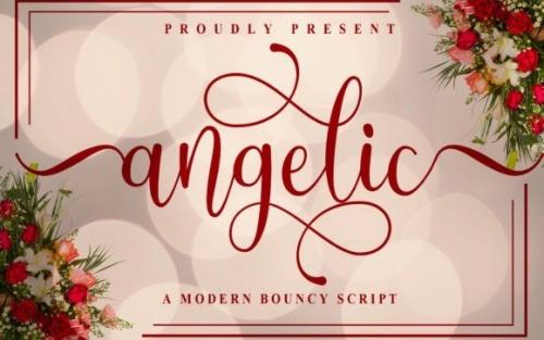 Angelic Calligraphy Font