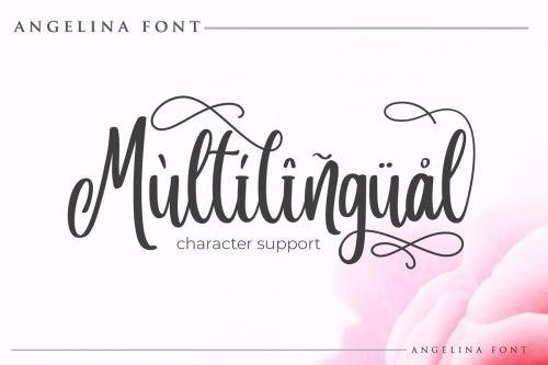 Angelina Handwritten Font