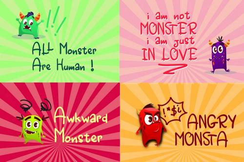 Angry Monsta Handwritten Font