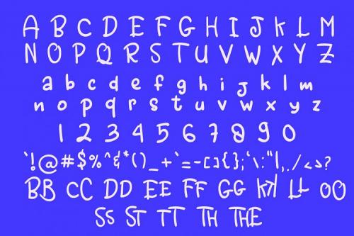 Angry Monsta Handwritten Font