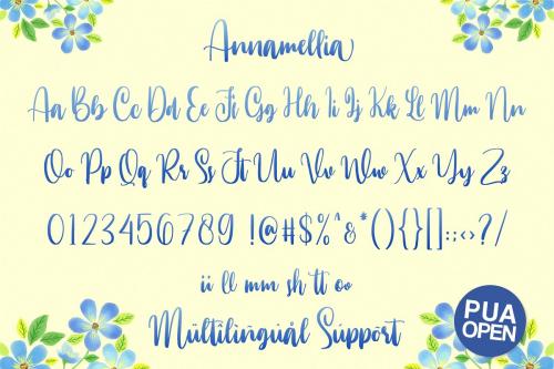 Annamellia Handlettering Font