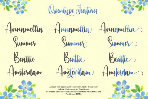 Annamellia Handlettering Font