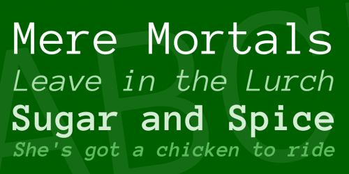 Anonymous Pro Font Family