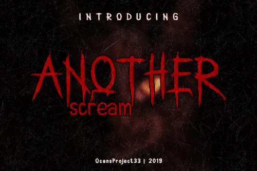 Another Scream Typeface