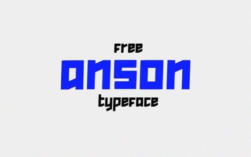 Anson Typeface Font