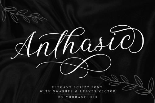 Anthasic Script Font